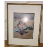 "Children Playing on the Beach" Mary Cassatt