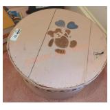 Vintage Painted Cheese Box