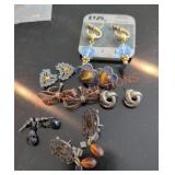7 Pairs of Vintage Earrings