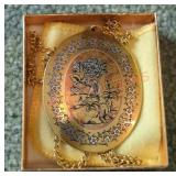 24k Gold, Silver & Copper Filled Necklace