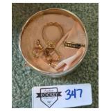 24k Gold Plated Glove Ring