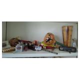 Misc Instument & Trinket Shelf Lot