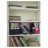 Sheet Music & Books Cabinet Lot