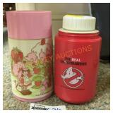 Strawberry Shortcake/Ghostbusters Vintage Thermos