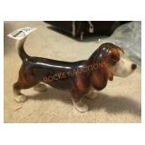 Porcelain Beagle Statue