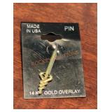 14k Overlay Pin