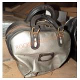 Vintage Bowling Ball Bag with Ball