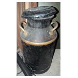 Large Vintage Metal Milk Can
