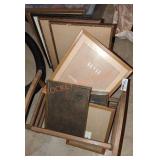 Picture Frames & Doll Crib Lot