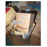 Clear Glass Punch Bowl & Condiment Caddy