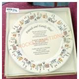 "Friends and Family" Plates - Qty 2