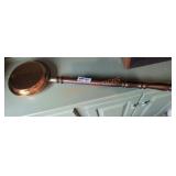 Vintage Copper Bed Warmer