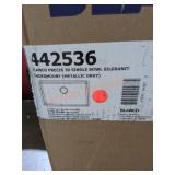 30" Single Bowl Sink