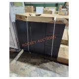 36" brown bathroom vanity