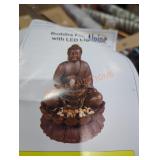 Buddha fountain with led lights