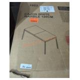 Cajon white marble table