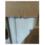 White gutter screens