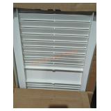 14-1/2" x 72" white house shutters