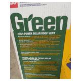 High Power Solar Roof Vent