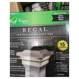 4x4 PVC Solar Post Cap Lot