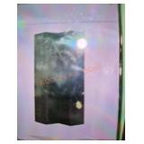 Black wood 2 door wardrobe