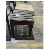 Small brown patio table