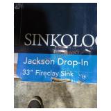 Jackson Drop In 33" Fireclay Sink