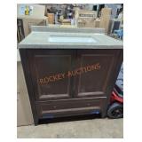 Delridge 30" brown bathroom vanity