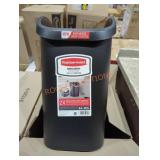 3 Rubbermaid under counter trash cans