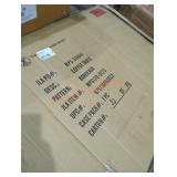 Round gold framed coffee table