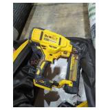 DeWalt 20v 18 ga brad nailer and charger
