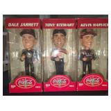 NECO Coca-Cola Racing Family Bobbleheads - Qty 3