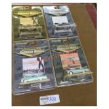 Vintage American Muscle Die Cast Cars Qty-4
