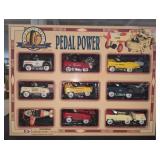 Pedal Power Die Cast Metal Cars
