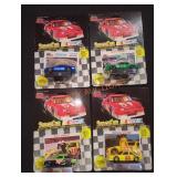Stock Car NASCAR Car + Card - Qty 4