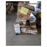 Skid Lot Assorted Vinyl Plank Flooring, Tiles,