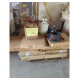 Assorted Hoses/Steel Storage Cabinet/Lithonia