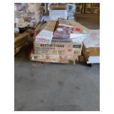 Baxton Studio Dining Table, Chairs , and Bench,