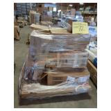 CASTICO 72x42" Stone Shower Pan Base, Box Lots of