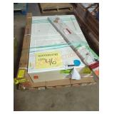 White Wall Cabinet 41.5" x 30" x 13"/Cap-A-Tread