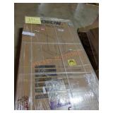 Horow Glass Shower Door One Fixed and One Sliding