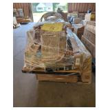 White/Blue Wicker Bar Stools/Grenada Set/Storage