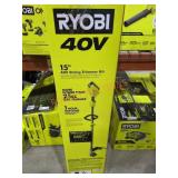 Ryobi 40V 15" String Trimmer Kit