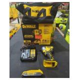 DeWat 20V 1/4" Impact Driver Kit