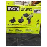 Ryobi 18V 3/8" Impact Wrench Kit