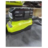 Ryobi 18v 4 ah battery and charger