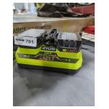 Ryobi 18v 1.5 ah and 2 ah battery and charger