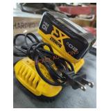 DeWalt 20v 10 ah battery and charger