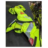Milwaukee small medium neon yellow safety vest