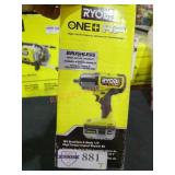 Ryobi 18v 1/2" High Torque Impact Wrench Kit